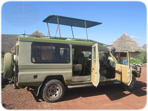 Land Cruiser sky of serengeti safaris