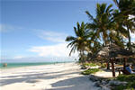 White sand Zanzibar beach