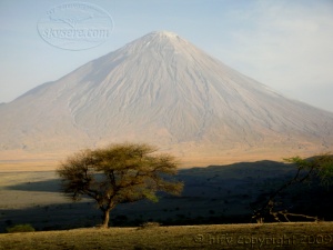 Oldoinyo Lengai active volcano