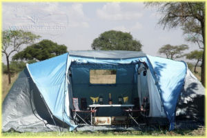 tent in savannah